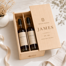 Personalizable Wooden 1 Bottle Wine Box