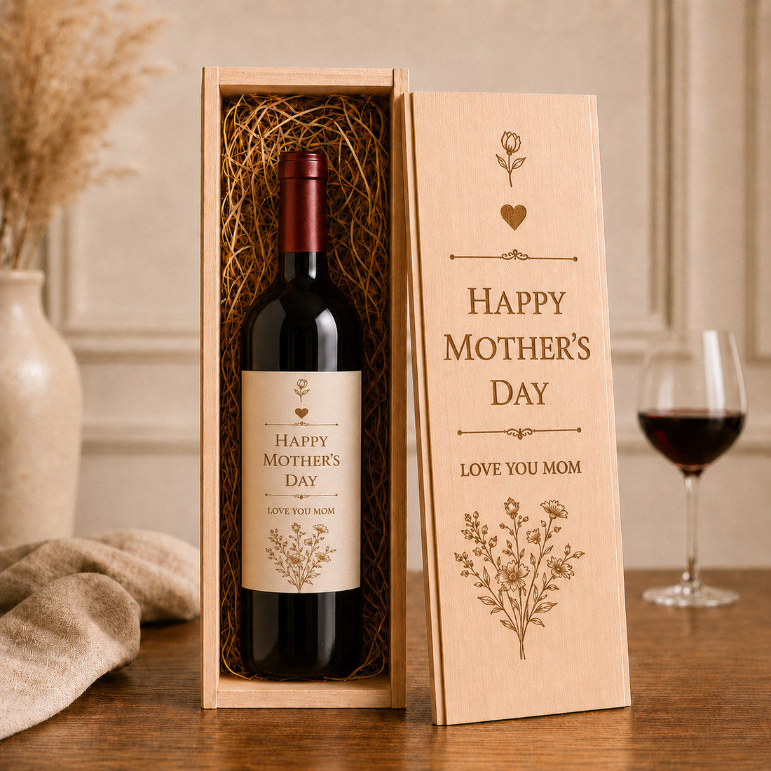 Happy Mother’s Day engraving design